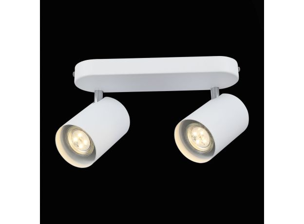 SL597.501.02 Спот ST-Luce Белый, Хром/Белый GU10 LED 2*3W Потолочные светильники