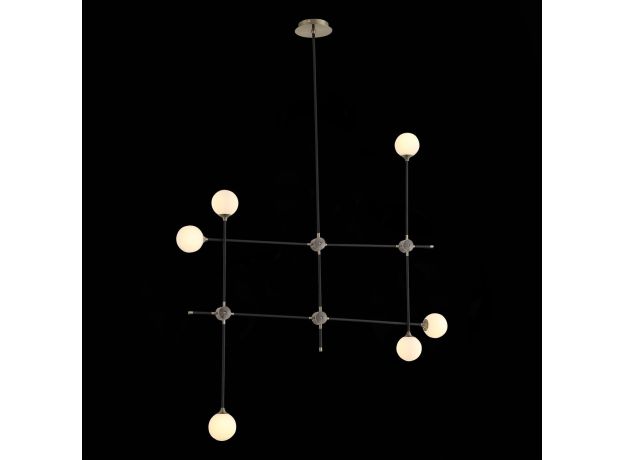 SL429.403.06 Светильник подвесной ST-Luce Черный, Золото/Белый G9 6*5W BASTONCINO