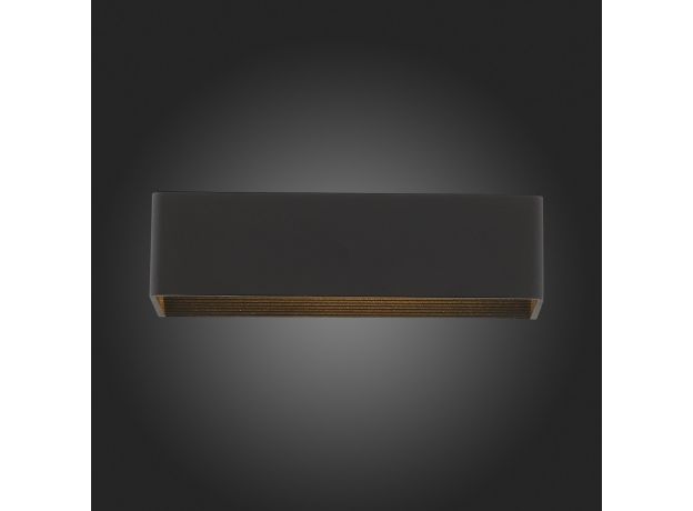 SL455.401.01 Светильник настенный ST-Luce Черный/Черный LED 1*9W 3000K Настенные светильники
