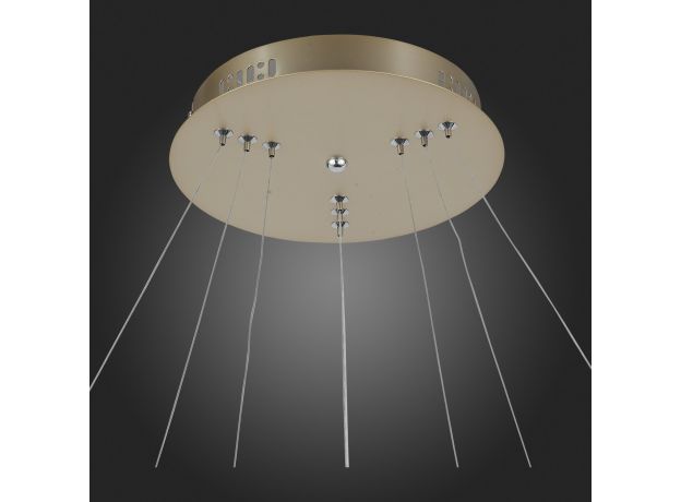 SL904.203.03 Люстра подвесная ST-Luce Золотистый/Белый LED 3*16,6W 4000K ERTO