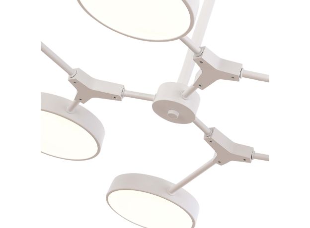SLE6003-502-06 Светильник потолочный Белый/Белый LED 6*10W MONTA