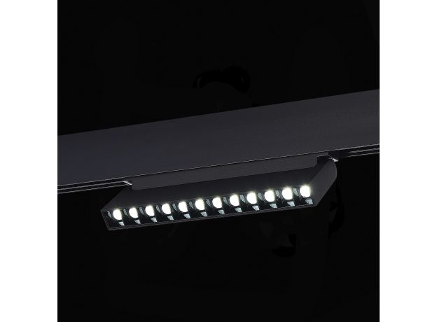 ST372.406.12 Магнитный трековый светильник SMART Черный LED 1*12W 2700K-6500K 1 080Lm Ra90 36° IP20 L225xW22xH110 48V SKYLINE 48
