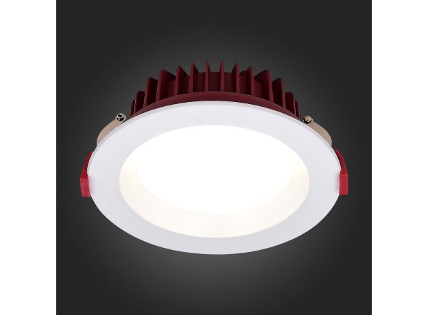 ST752.548.24 Св-к встр. Белый LED 1*24W 4000K 1 920Lm Ra80 100° IP44 D165xH54 100-240VV Встраиваемые светильники