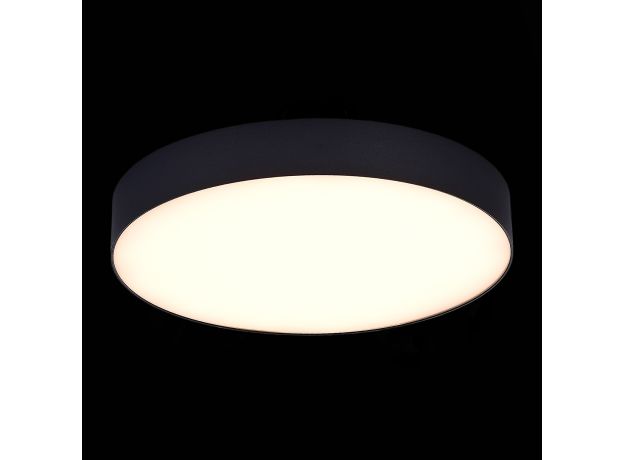 ST606.432.48 Светильник потолочный Черный LED 1*48W 3000K 4 320Lm Ra&gt;85 120° IP20 D400xH55 185-265V Накладные светильники