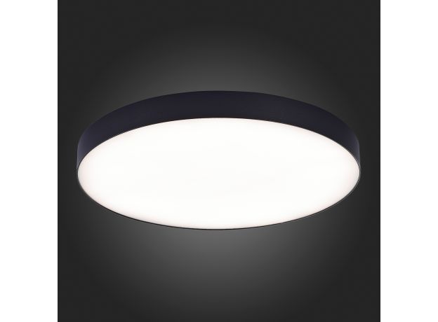 ST606.442.96 Светильник потолочный Черный LED 1*96W 4000K 8 640Lm Ra&gt;85 120° IP20 D600xH55 185-265V Накладные светильники