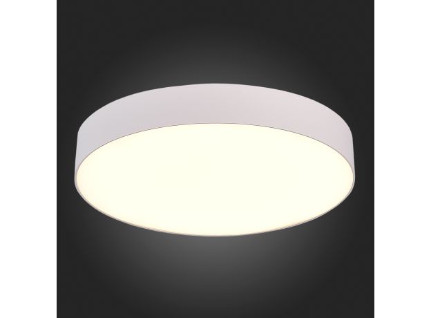 ST606.532.48 Светильник потолочный Белый LED 1*48W 3000K 4 320Lm Ra&gt;85 120° IP20 D400xH55 185-265V Накладные светильники