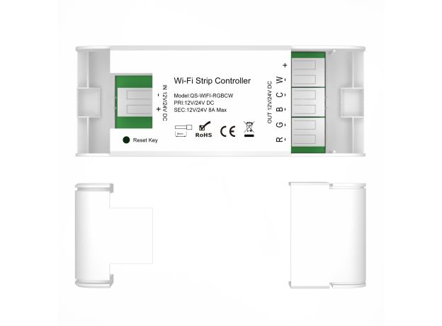 ST9000.500.01RGBCW WIFI контроллер RGBCW для светодиодных лент, 8A ST-Luce -W AROUND