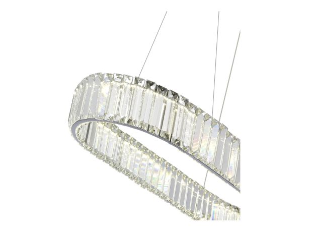 SL1622.123.01 Светильник подвесной ST-Luce Хром/Прозрачный LED 1*60W 4000K TIVOLI
