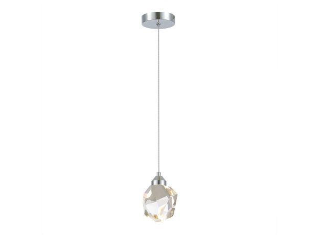 SL6114.103.01 Подвес ST-Luce Хром/Прозрачный LED 1*3W 3000K CASCATO