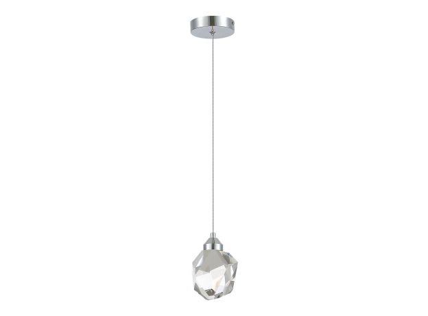 SL6114.103.01 Подвес ST-Luce Хром/Прозрачный LED 1*3W 3000K CASCATO