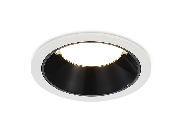 ST755.448.07 Св-к встр. Черный LED 1*7W 4000K 630Lm Ra80 120° IP20 D85xH45 100-240V Встраиваемые светильники