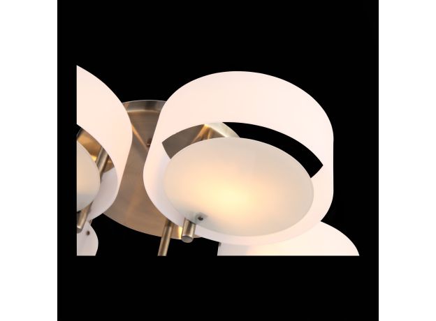 SL483.352.05 Светильник потолочный Бронза/Белый E27 5*60W FORESTA