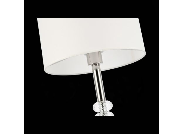 SL1751.104.01 Прикроватная лампа ST-Luce Никель/Белый E27 1*60W ENITA