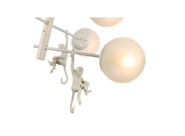 SLE115103-06 Светильник потолочный Белый/Белый E14 6*60W TENATO
