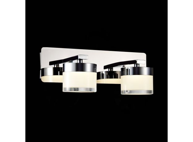 SL1600.101.02 Светильник настенный ST-Luce Хром/Белый LED 2*5W 4000K Настенные светильники