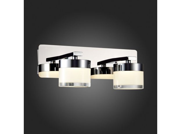 SL1600.101.02 Светильник настенный ST-Luce Хром/Белый LED 2*5W 4000K Настенные светильники