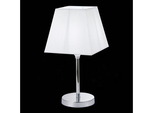 SLE107604-01 Прикроватная лампа Хром/Белый E14 1*40W GRINDA