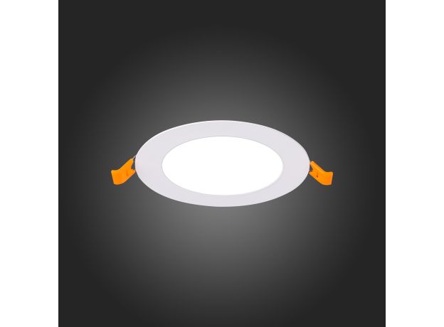 ST209.548.06 Св-к встр. Белый LED 1*6W 4000K 370Lm Ra80 110° IP20 D120xH8 90-265V Встраиваемые светильники