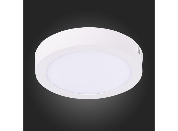 ST112.532.12 Светильник настенно-потолочный Белый LED 1*12W 3000K 715Lm Ra80 120° IP20 D160xH28 90-265V Накладные светильники