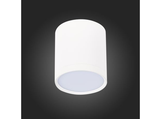 ST113.532.05 Светильник потолочный Белый LED 1*5W 3000K 390Lm Ra&gt;80 120° IP20 D68xH75 170-240V Накладные светильники