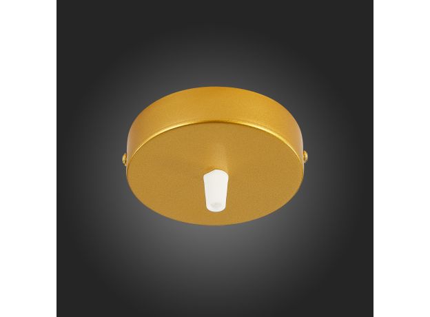 SL001.203.01 Потолочное крепление на одну лампу (круглое) ST-Luce Золотистый SL001