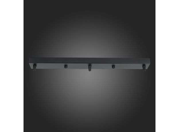 SL001.413.03 Потолочное крепление на 3 лампы (прямоугольное) ST-Luce Черный SL001