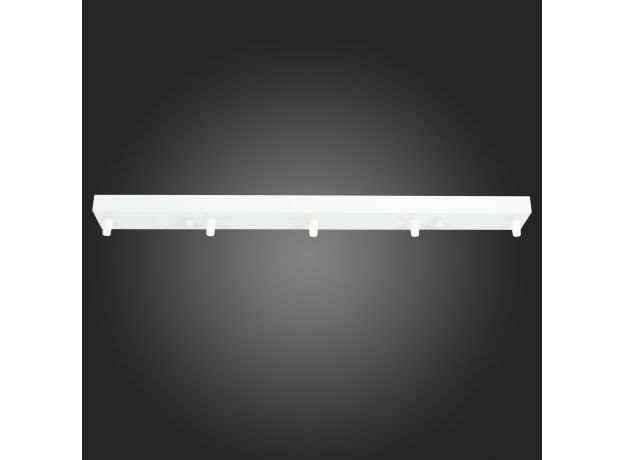 SL001.513.05 Потолочное крепление на 5 ламп (прямоугольное) ST-Luce Белый SL001