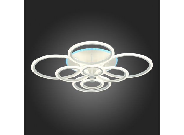 SLE500552-08RGB Светильник потолочный Белый/Белый LED 1*212W RGB 15W 3000-6000K CERINA