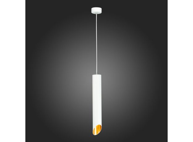 ST152.513.01 Светильник подвесной Белый GU10 1*50W  IP20 D60xH400 220V Без ламп Подвесные светильники