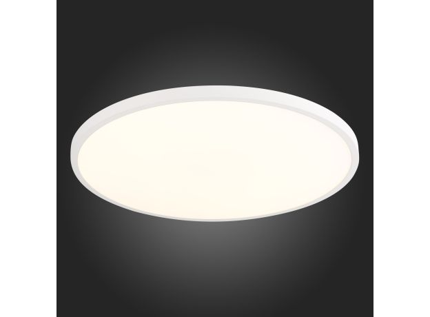 ST601.532.48 Светильник настенно-потолочный Белый LED 1*48W 3000K 4 320Lm Ra&gt;80 120° IP20 D600xH25 185-265V Накладные светильники