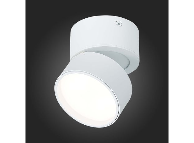 ST651.542.09 Светильник потолочный поворотный Белый LED 1*9W 4000K 720Lm Ra&gt;90 120° IP20 D85xH87 170-240VV Накладные светильники