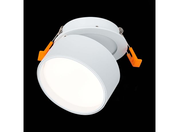 ST651.548.09 Встраиваемый поворотный светильник Белый LED 1*9W 4000K 720Lm Ra&gt;90 120° IP20 D85xH68 170-240VV Встраиваемые светильники