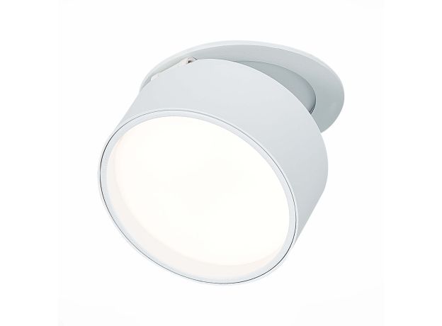 ST651.548.09 Встраиваемый поворотный светильник Белый LED 1*9W 4000K 720Lm Ra&gt;90 120° IP20 D85xH68 170-240VV Встраиваемые светильники