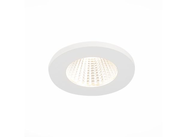 ST704.538.10 Св-к встр. Белый LED 1*10W 3000K 900Lm Ra&gt;90 38° IP20 D80xH60 170-240V Встраиваемые светильники