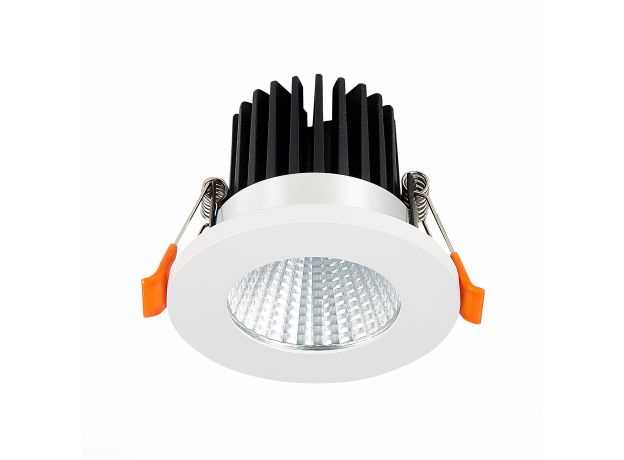 ST704.538.10 Св-к встр. Белый LED 1*10W 3000K 900Lm Ra&gt;90 38° IP20 D80xH60 170-240V Встраиваемые светильники