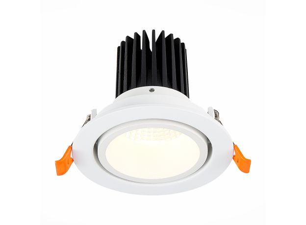 ST705.538.10 Св-к встр. Белый LED 1*10W 3000K 750Lm Ra&gt;90 38° IP20 D102xH85 170-240V Встраиваемые светильники