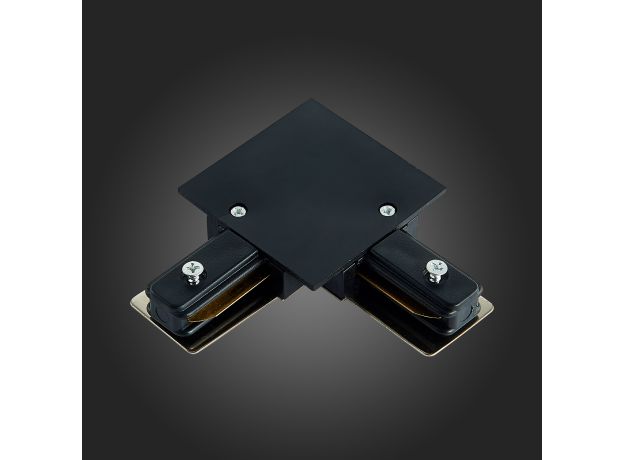 ST013.429.00 Коннектор угловой для однофазного встраиваемого шинопровода ST-Luce Черный Однофазная трековая система