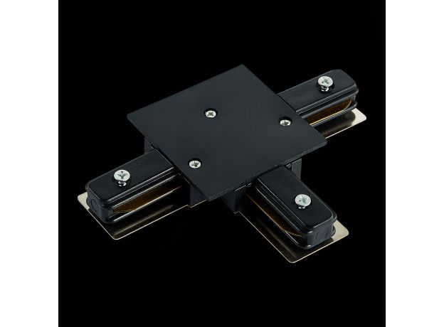 ST013.439.00 Коннектор T-образный для однофазного встраиваемого шинопровода ST-Luce Черный Однофазная трековая система