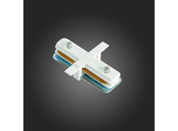 ST013.519.00 Коннектор прямой для однофазного встраиваемого шинопровода ST-Luce Белый Однофазная трековая система