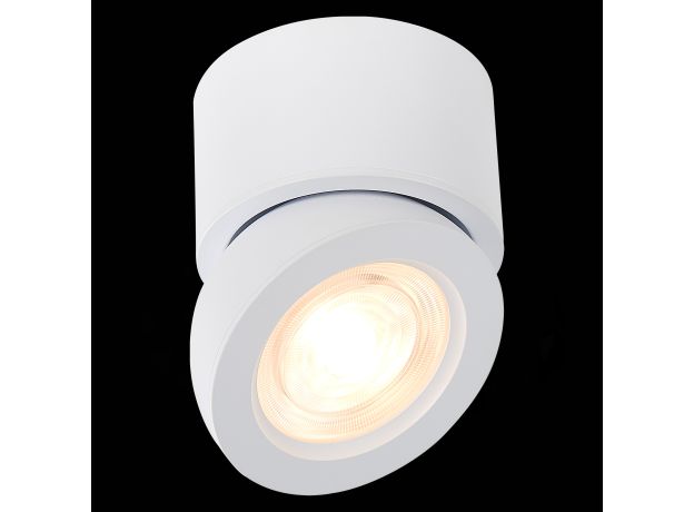 ST654.532.10 Светильник потолочный Белый LED 1*10W 3000K 850Lm Ra&gt;90 38° IP20 D95xH96 180-240V Накладные светильники