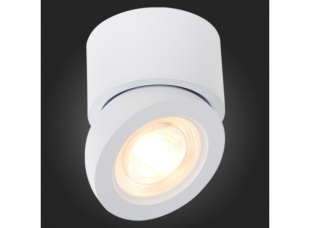 ST654.532.10 Светильник потолочный Белый LED 1*10W 3000K 850Lm Ra&gt;90 38° IP20 D95xH96 180-240V Накладные светильники