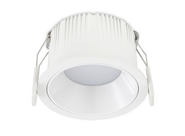 ST755.538.07 Св-к встр. Белый LED 1*7W 3000K 630Lm Ra80 120° IP20 D85xH45 100-240V Встраиваемые светильники