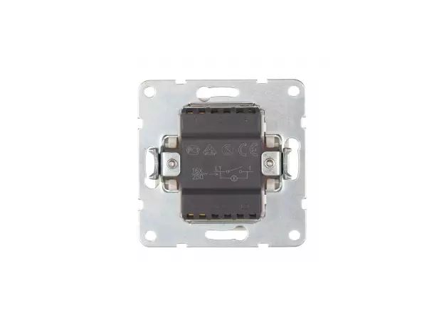 Выключатель 1-кл., c индикатором (схема 1L) 16 A, 250 B (белый) LK60
