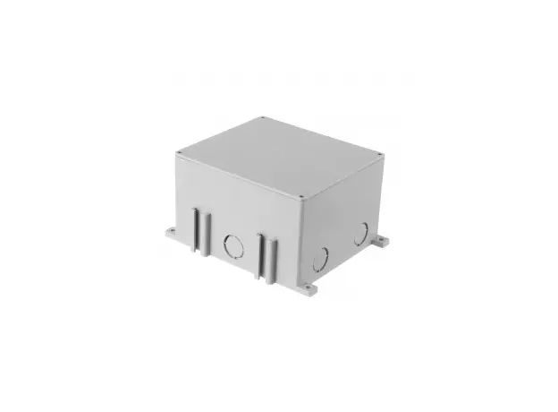 BOX/2+2ST66 Коробка для люков в пол на 2 поста (45х45мм)+2 модуля (45х22,5) (70025), пластик Экопласт