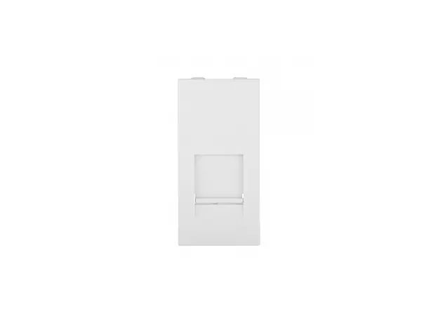 Накладка для розетки телефонной, компьютерной RJ,45х22,5мм (белый) LK45