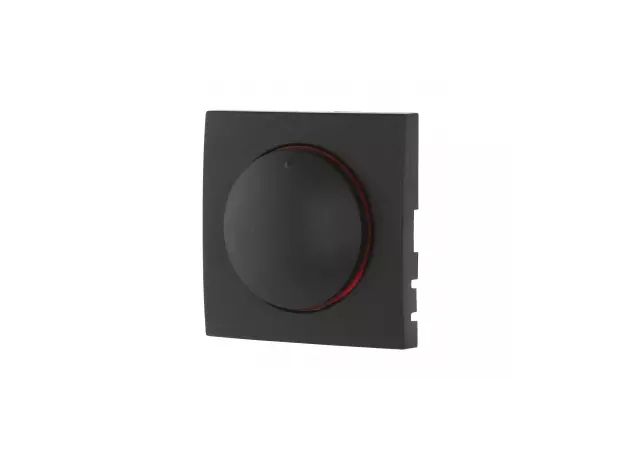 Накладка светорегулятора с красной световой индикацией (черный бархат) LK60