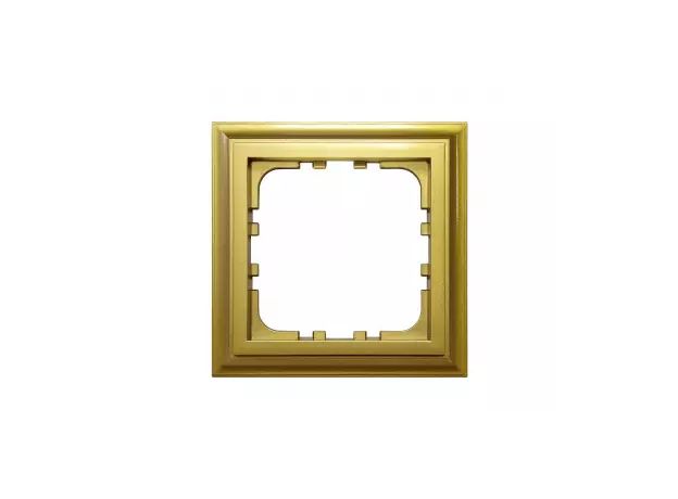 Рамка 1-постовая (золото) LK80 CLASSIC