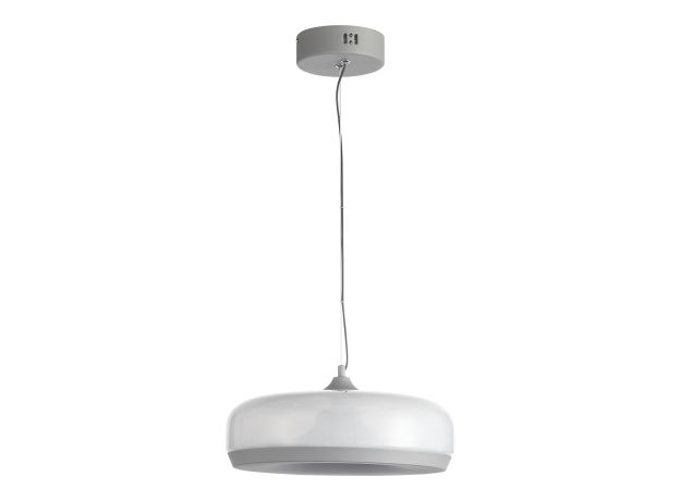 SL6014.503.01 Светильник подвесной ST-Luce Серый/Молочный LED 1*42W 3000K RIPPLE