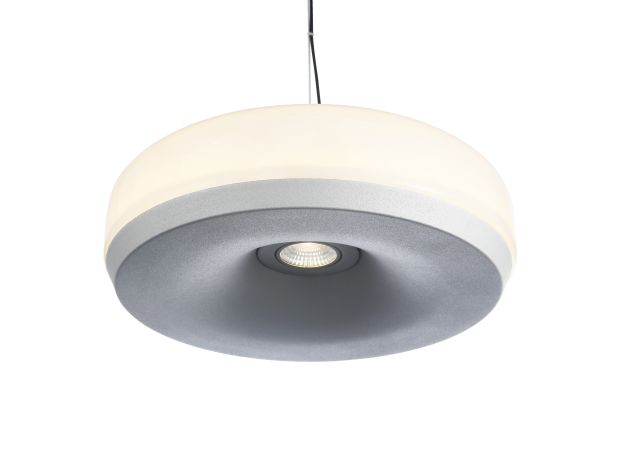 SL6014.503.01 Светильник подвесной ST-Luce Серый/Молочный LED 1*42W 3000K RIPPLE