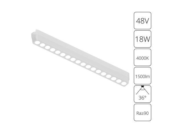 Трековое освещение Arte Lamp A6169PL-1WH RAPID